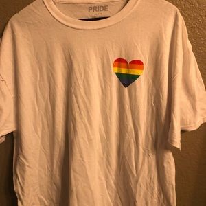 Pride Colors heart T-shirt